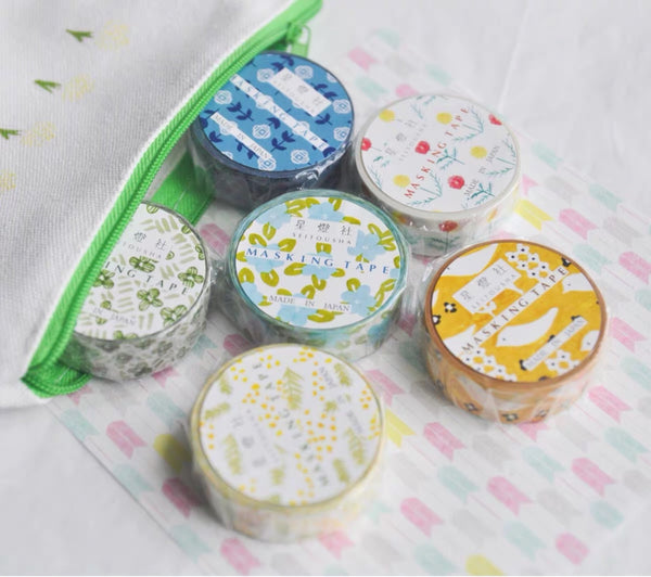 Seitousha Washi Tape Set (2019 Collection)