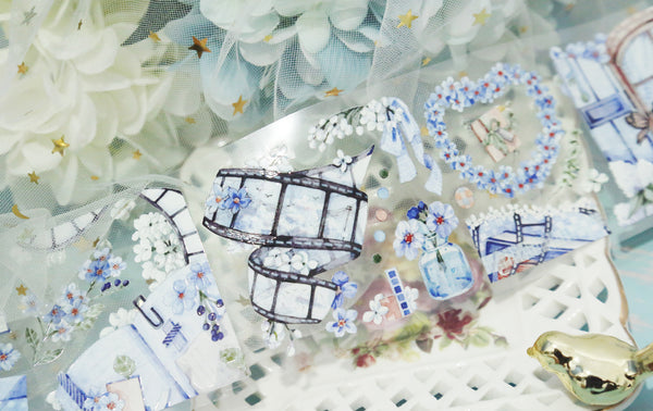 Shine Studio Masking Tape: Blue Montage