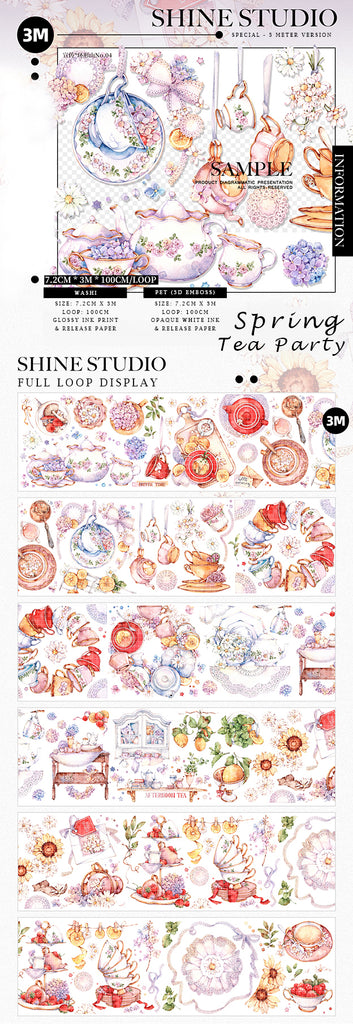 Shine Studio Masking Tape: Spring Tea Party