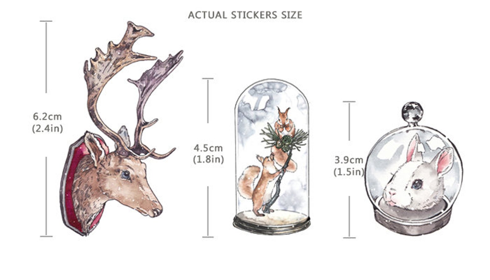 Specimen Collector Stickers Pack: Animals