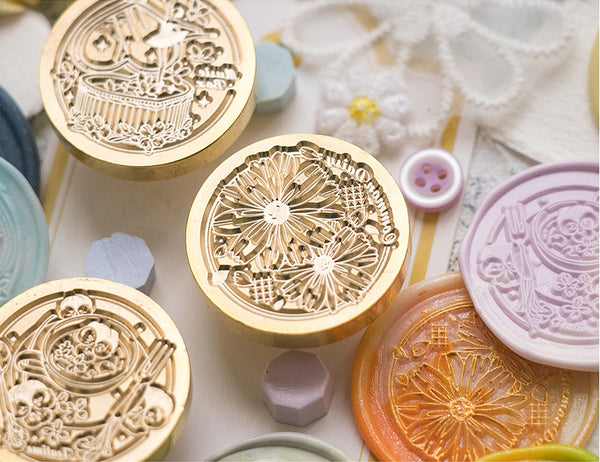 Lemontree Product: Spring Picnic Series Wax Seal Stamps