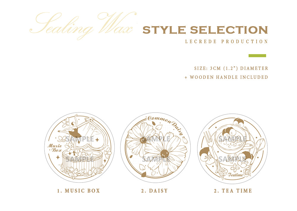 Lemontree Product: Spring Picnic Series Wax Seal Stamps