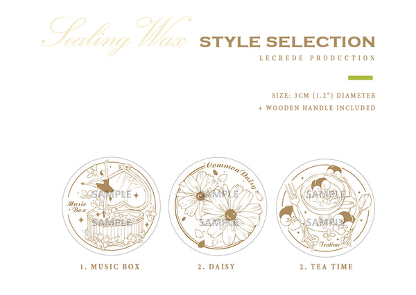 Lemontree Product: Spring Picnic Series Wax Seal Stamps