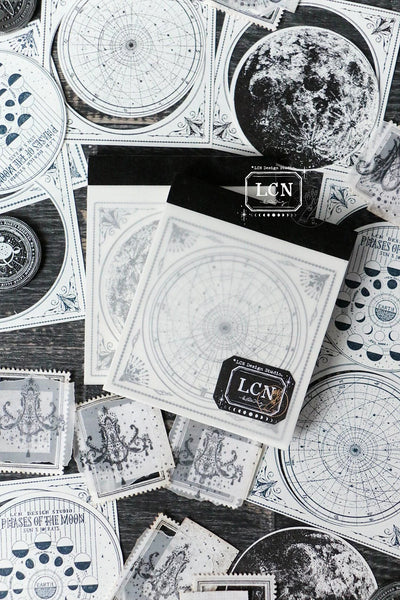 LCN Design Studio: Star Moon Letterpress Memo Pad