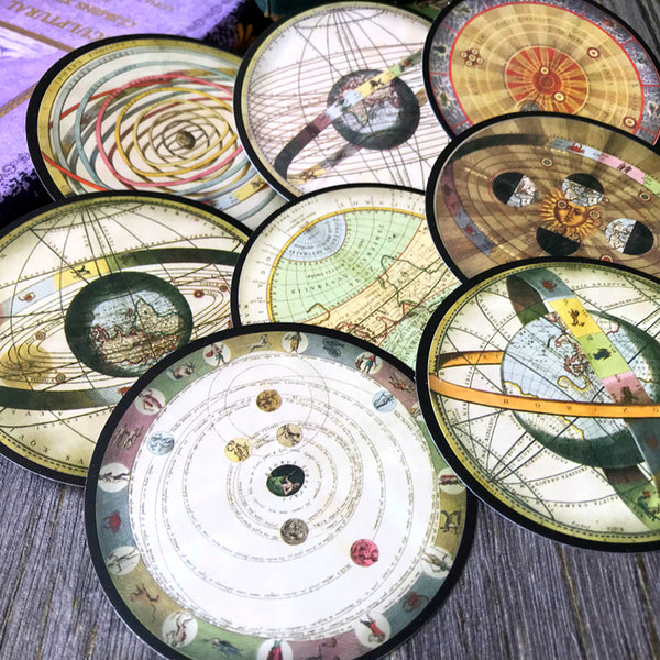 Astrological Map Stickers Pack
