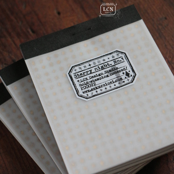 LCN Design Studio: Starry Night NO. 1 Memo Pad