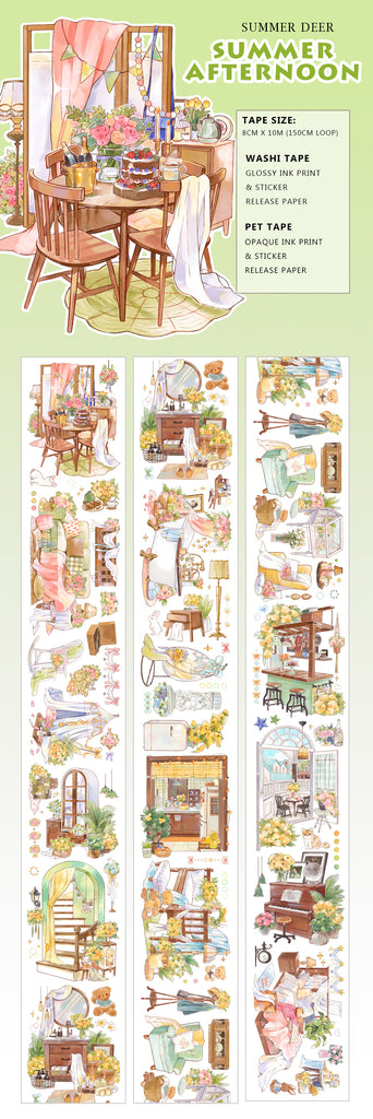 Summer Deer Tape Sample: Summer Afternoon