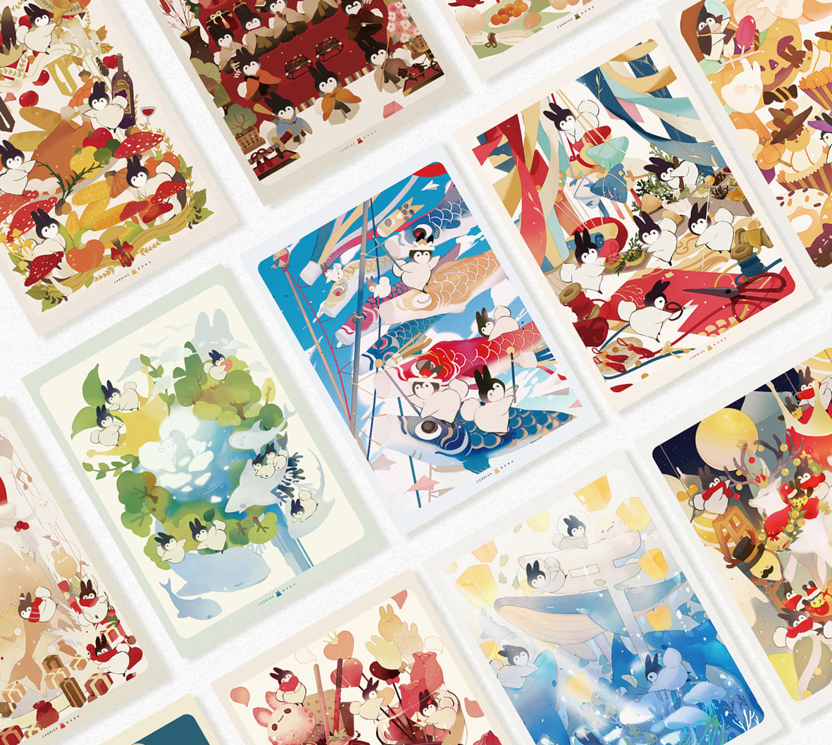 Tachibanakai Postcards: A Year of Celebrations