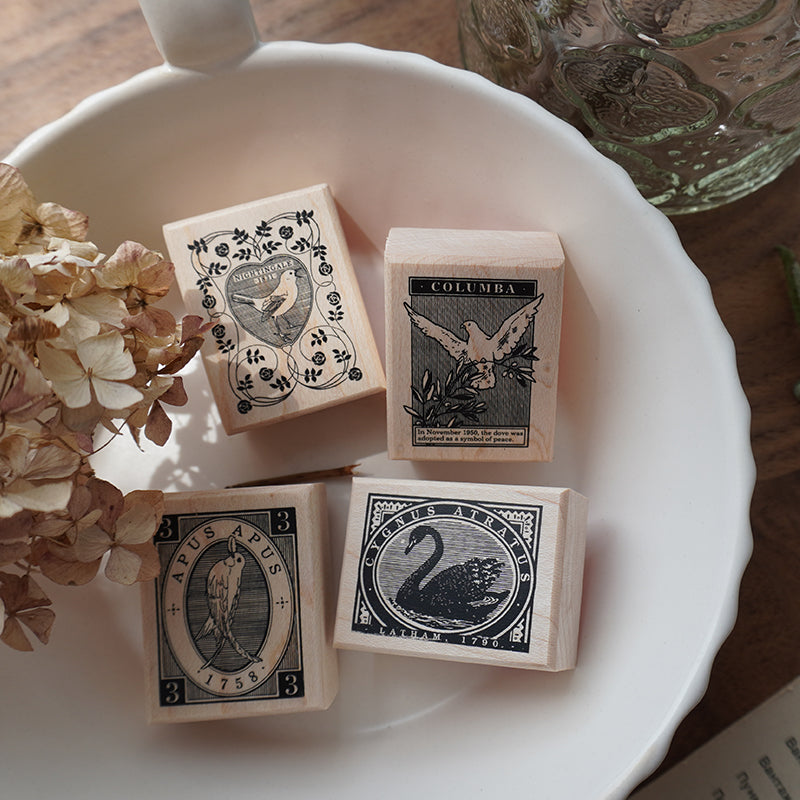 JoyYou Wooden Stamp: The Birds Stories