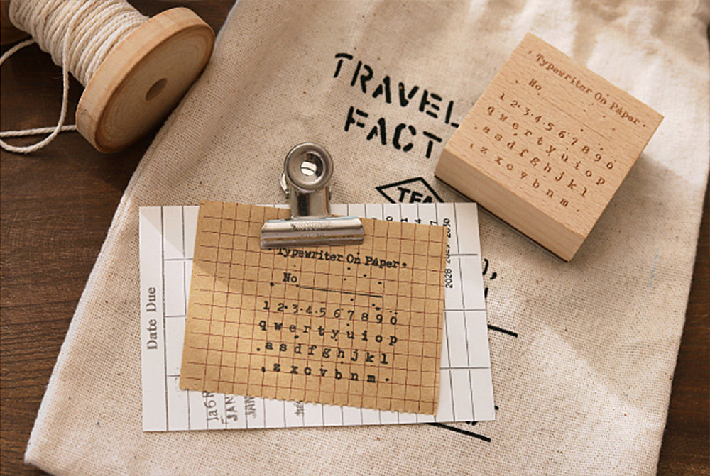 Planner Tracker Wooden Stamps