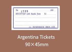 Travel Around the World Tickets Paper Pad