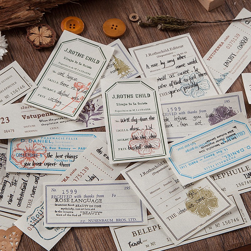 Travel Around the World Tickets Paper Pad