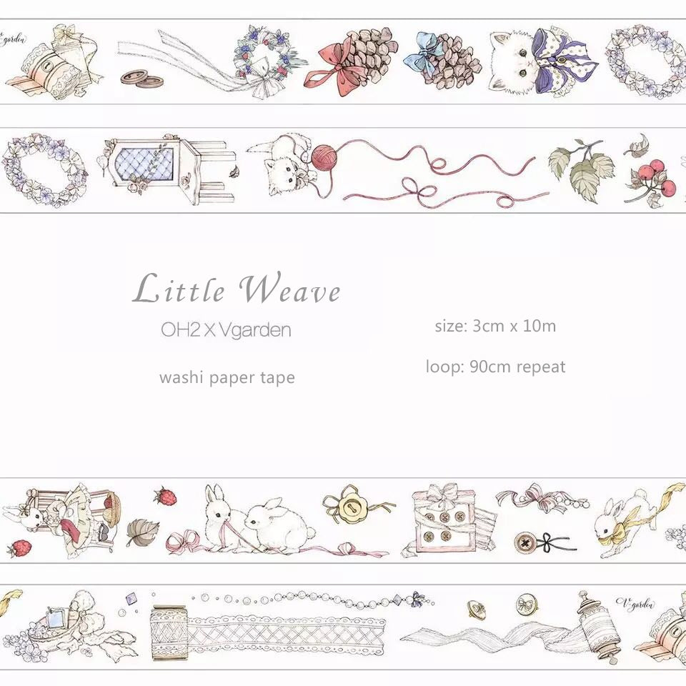 VGarden Washi Tape: Little Weave
