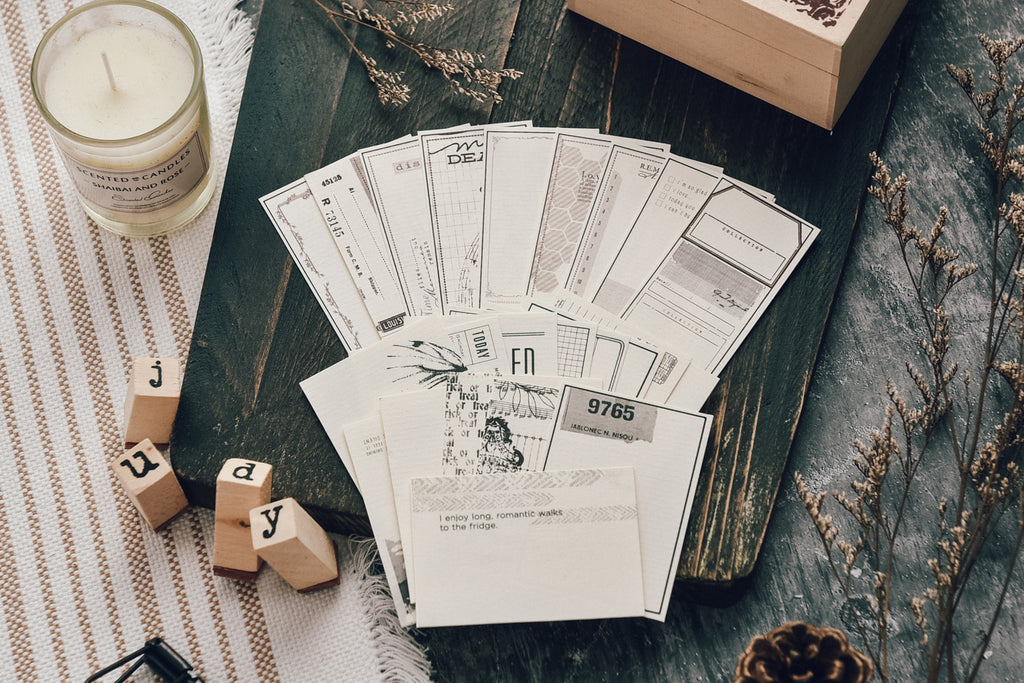 Vintage Style Memo Paper Set