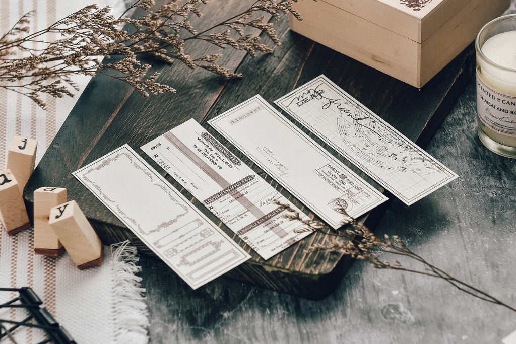 Vintage Style Memo Paper Set