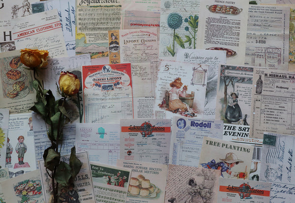 Vintage Prints Paper Pad A