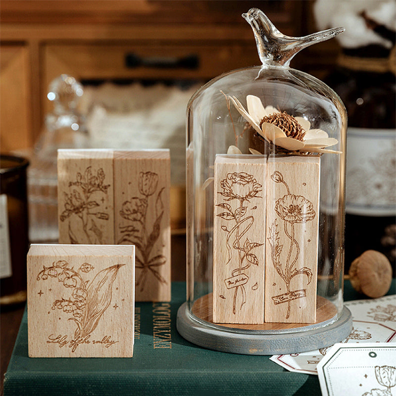 Wild Flowers Series Rubber Stamps