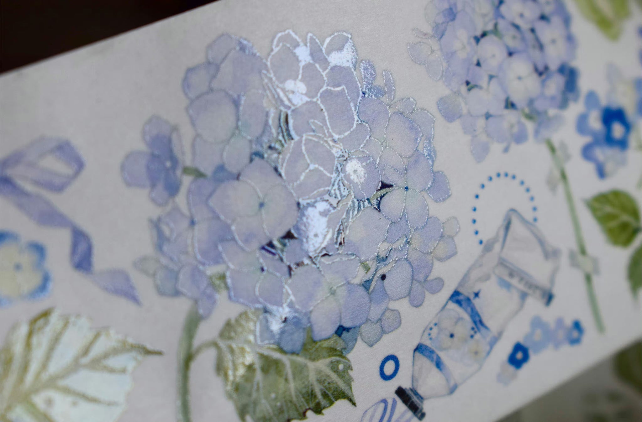 Wildberry Lab Masking Tape: All Sorts of Hydrangea