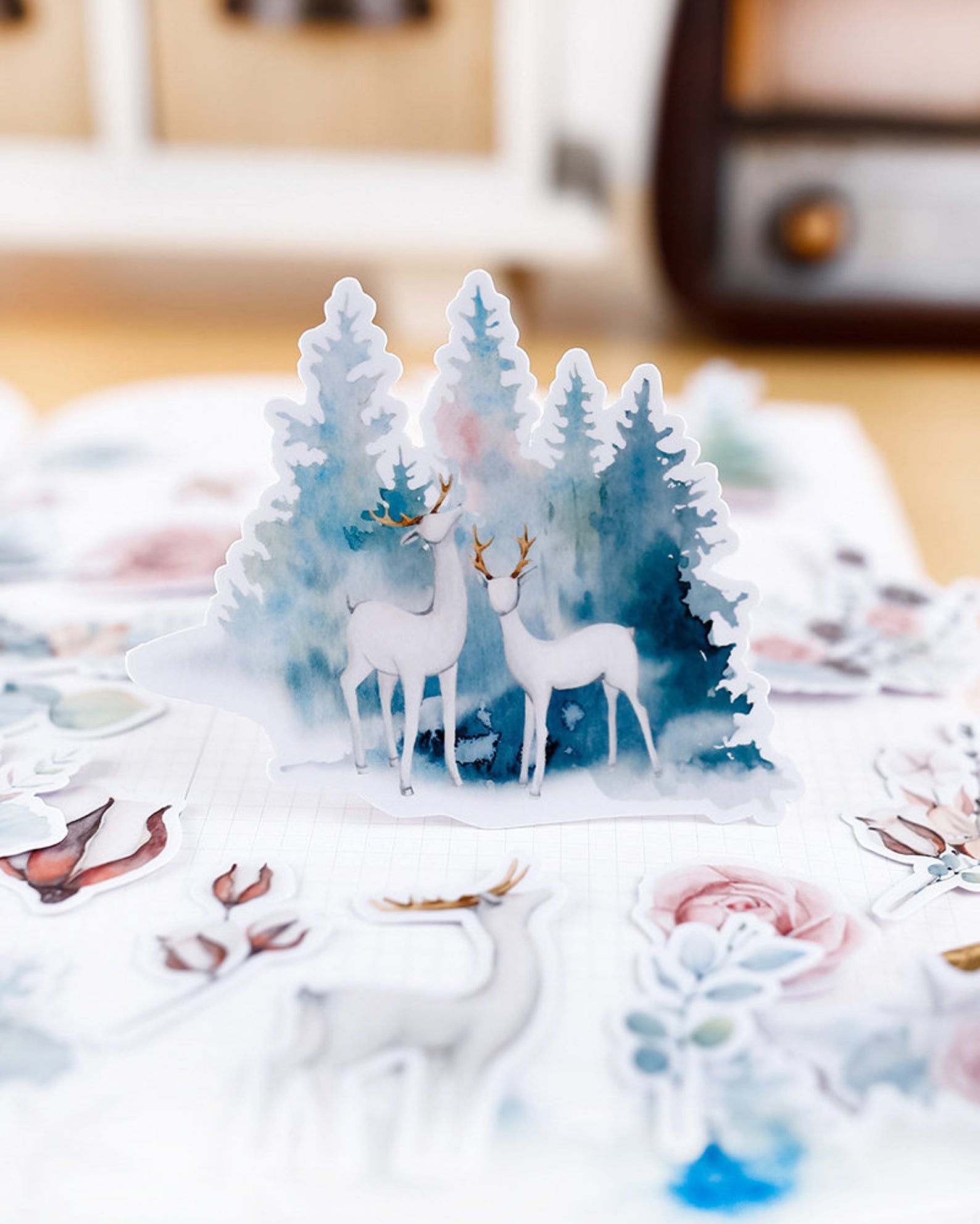 Winter Forest Stickers Pack