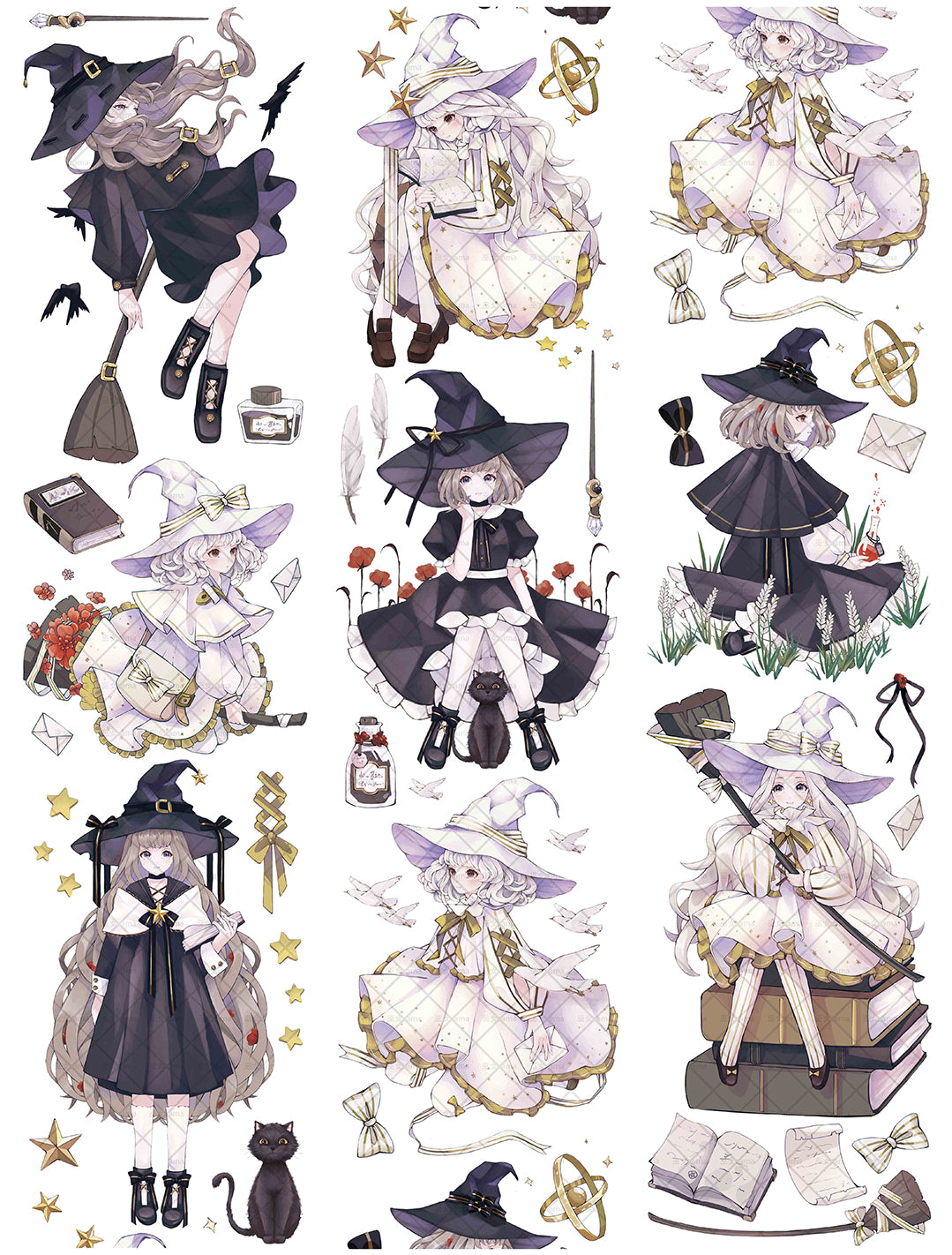 Witch-Sama Masking Tape: Little Witches