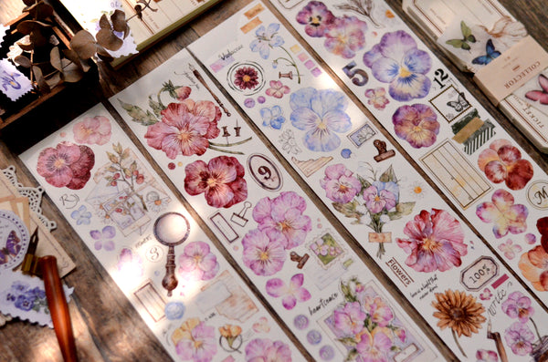 Xiaobai's House Masking Tape: Pansy