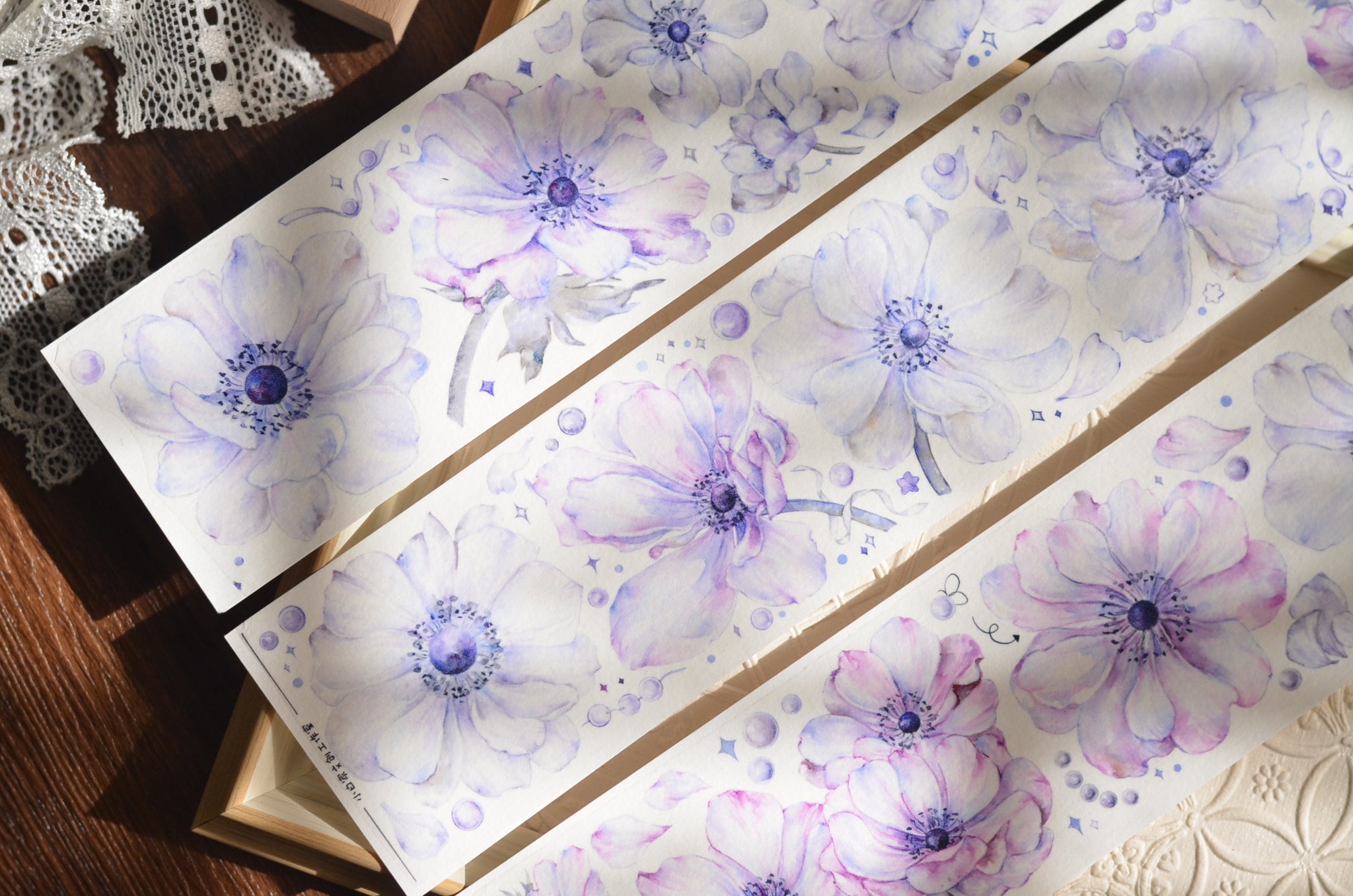 Xiaobai's House Masking Tape: Purple Anemone