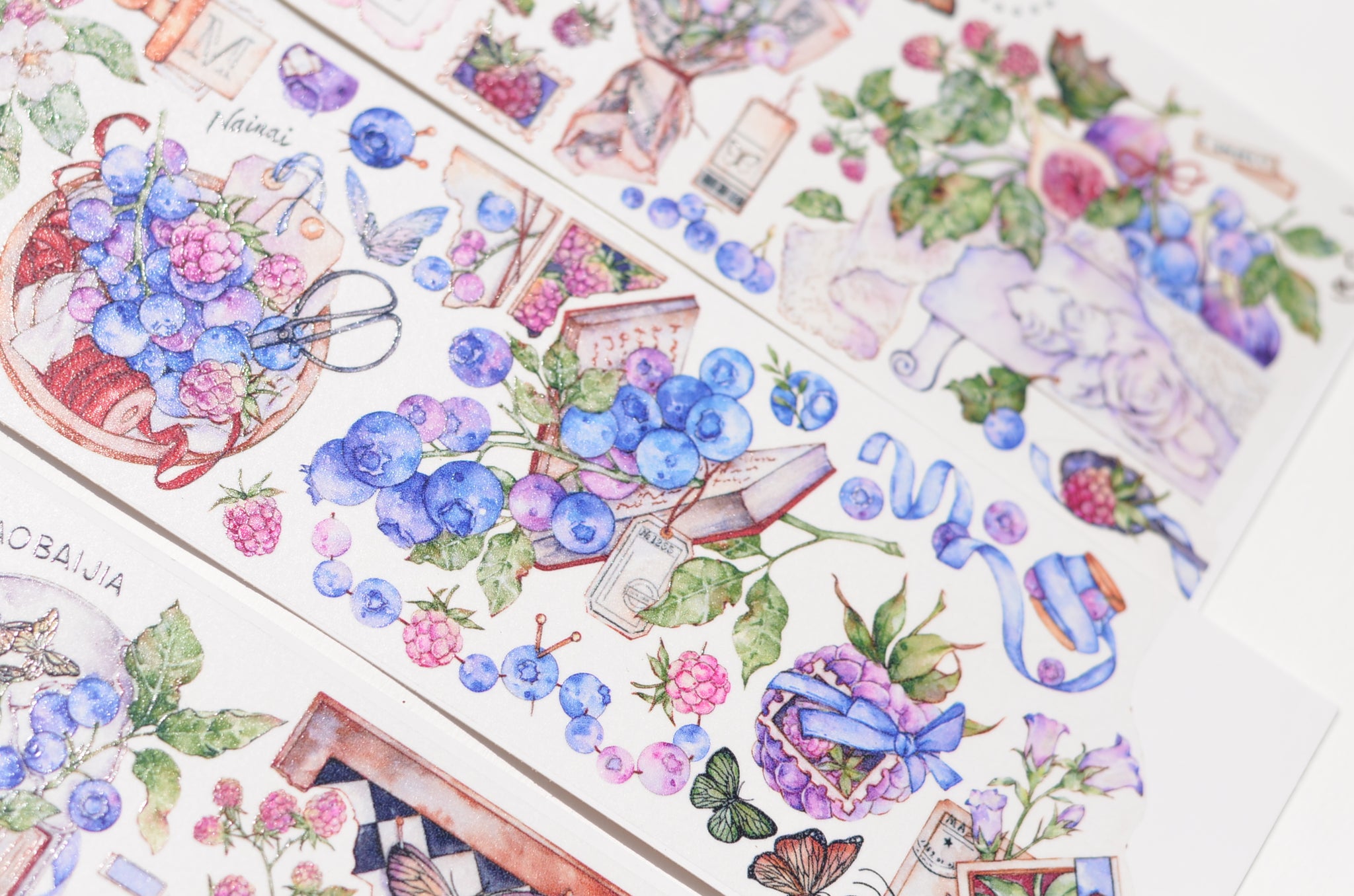 Xiaobai's House Masking Tape: Vintage Berries