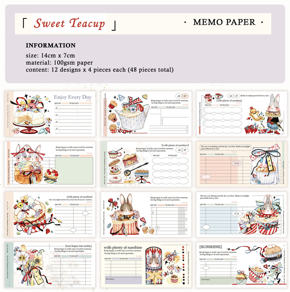 Yaya Illustration Memo Paper – Papergame