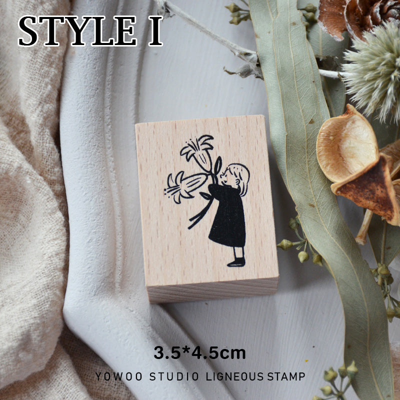 Yowoo Studio Rubber Stamp: Read and Chill