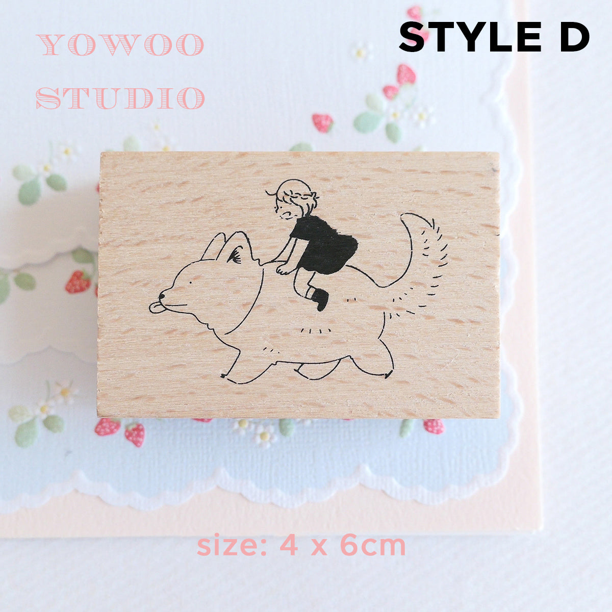 Yowoo Studio Rubber Stamp: Little Fairies