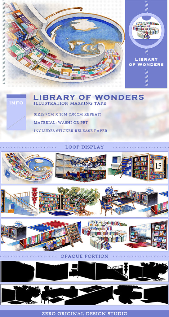 Zero Studio Tape Sample: Library of Wonders