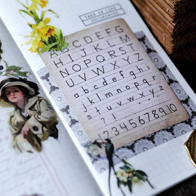 Vintage Journaling Pocket Cards