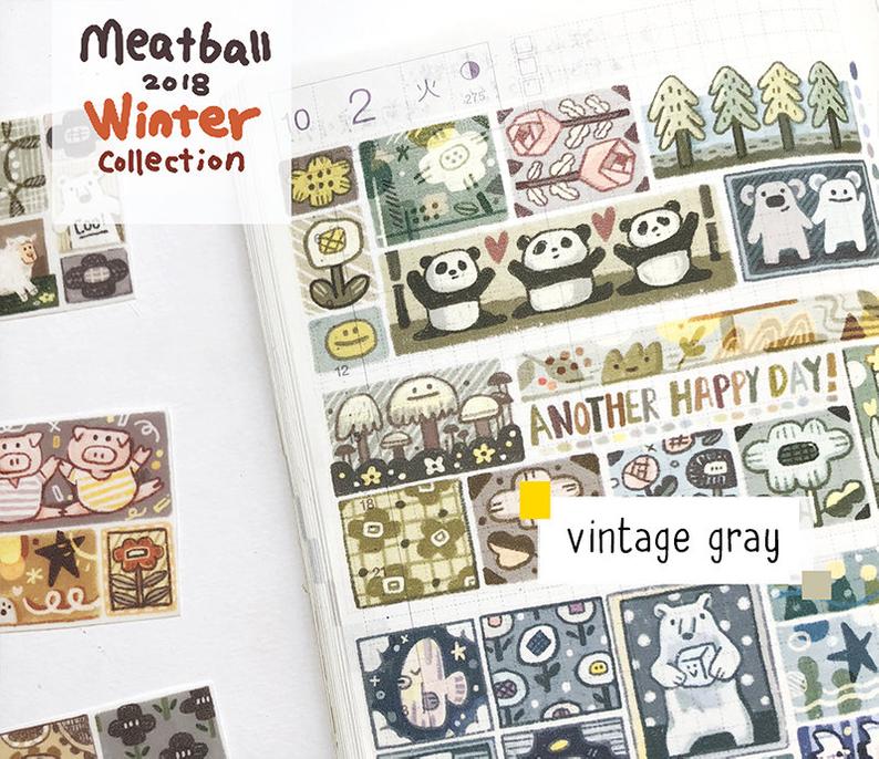 Meatball Washi Tape: Color Patchwork