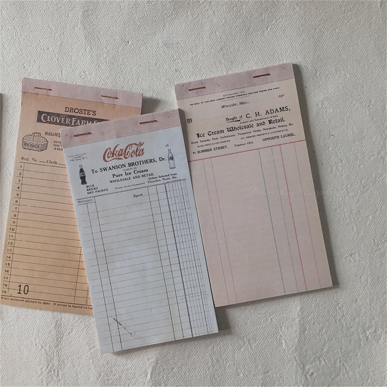 Vintage Ledger Notepad