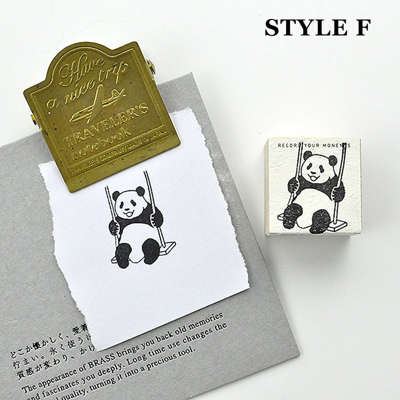 7ULY Rubber Stamp: Panda Series A