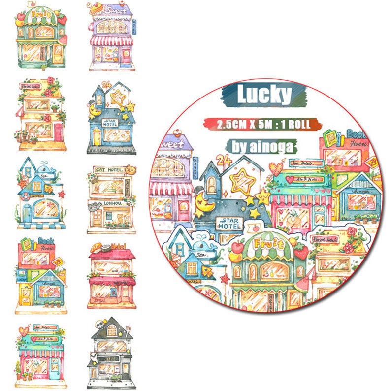 Lucky Washi Tape: Boutique Shops