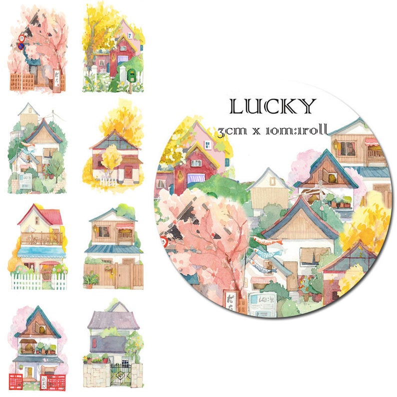 Lucky Washi Tape: Sweet Home