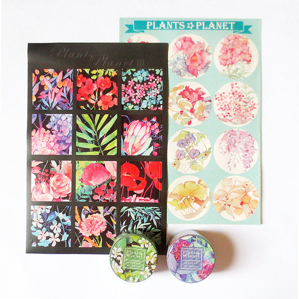 Plants Planet Washi Tape