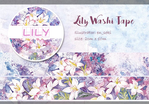 Lily Washi Tape