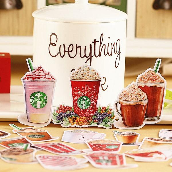 Starbucks Winter Drinks Sticker Pack