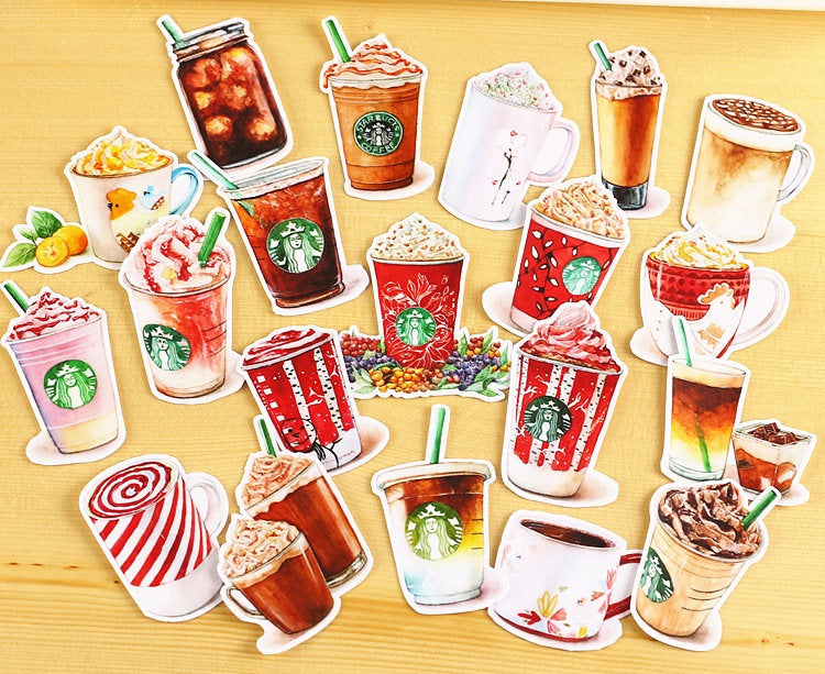 Starbucks Winter Drinks Sticker Pack