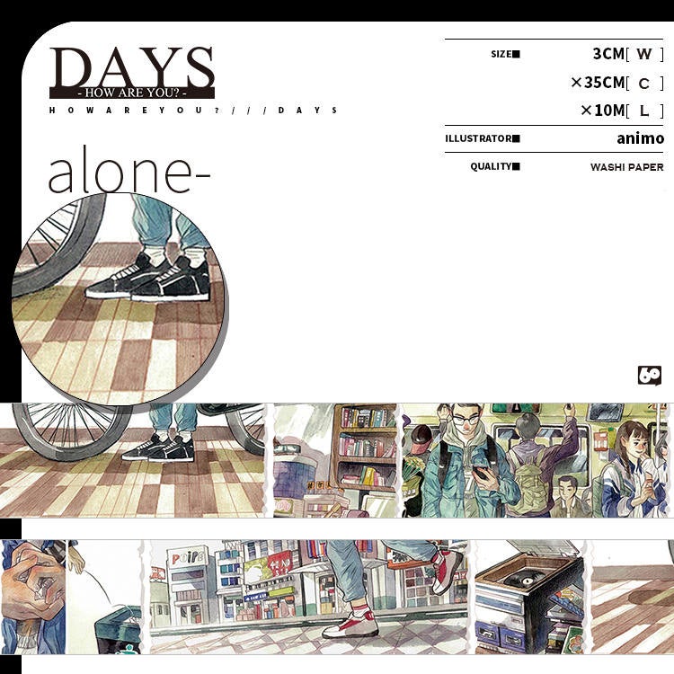 Days Alone & Days With Washi Tape