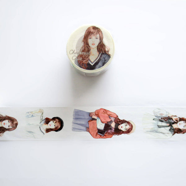 Kirara Washi Tape: Chestnut Chic