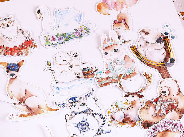 Cute Animals Sticker Pack