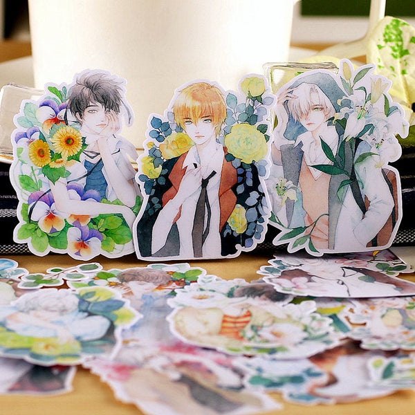 Boys Illustration Sticker Pack