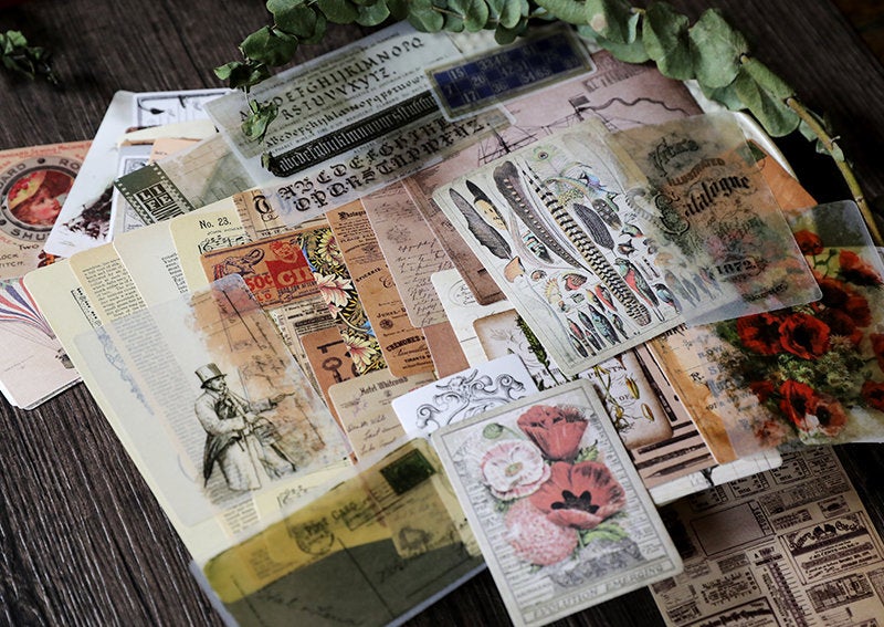 Junk Journal Ephemera Kit