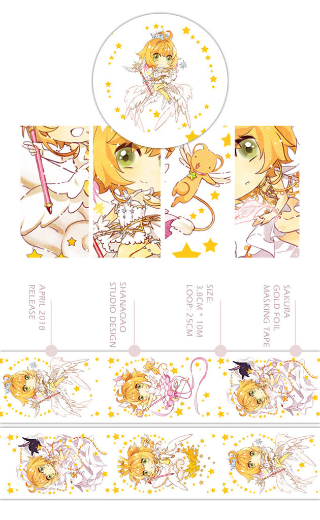 Sakura Gold Foil Washi Tape