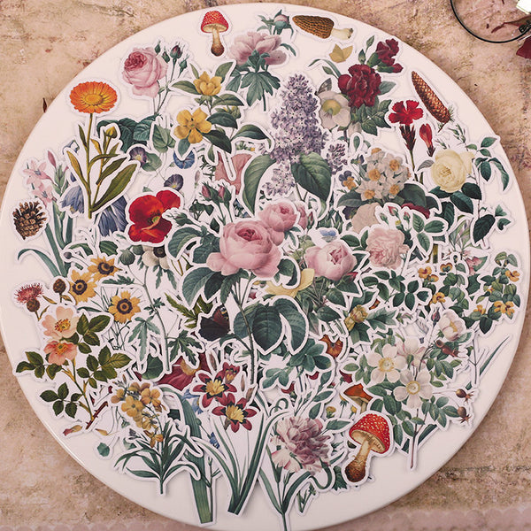 Vinyl Flowers Stickers Pack