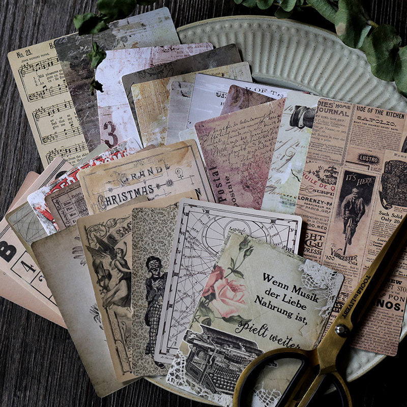 Vintage Journaling Pocket Cards