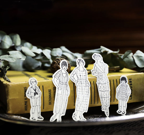 Cheeserabbit Studio: Vintage Fashion Illustrations Paper Die-Cuts